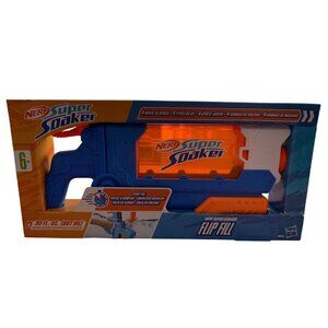 Nerf Super Soaker Flip Fill Water Blaster With 4 Spray Styles & 30 Oz Capacity